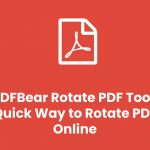 PDFBear Rotate PDF Tool