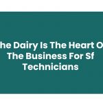 The Dairy Is The Heart Of The Business For Sf Technicians