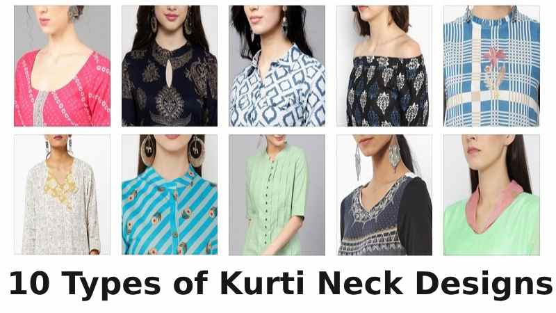 10 Types of Kurti Neck Designs 