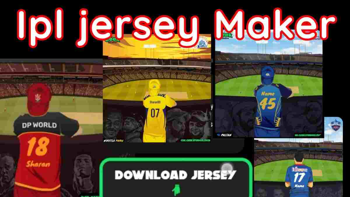 How To Create Your Own Customized Jersey By RCB Jersey Maker